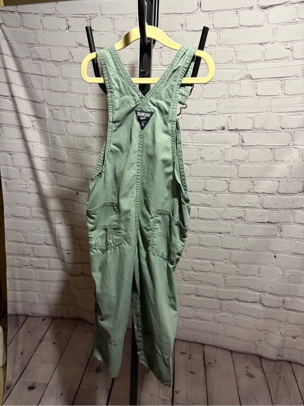 OshKosh B'gosh Light Green Kids Overalls